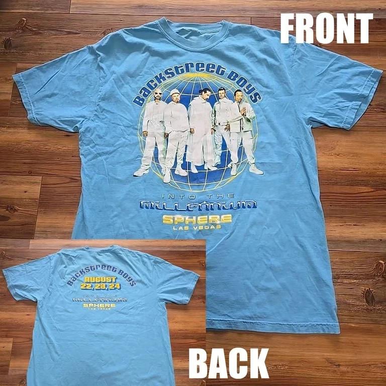 Backstreet Boys Weekend 22, 23, 24 августа Sphere Las Vegas Футболка Репринт DTG Унисекс Футболка XXXL