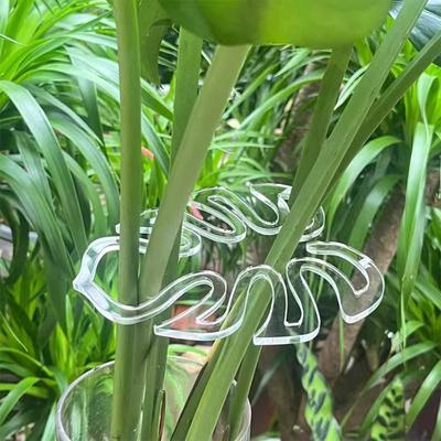Plant Stem Fixator – Transparent -Lodging Support Clamp for Flowers, Branches, Turtle-Back & Flower Pots