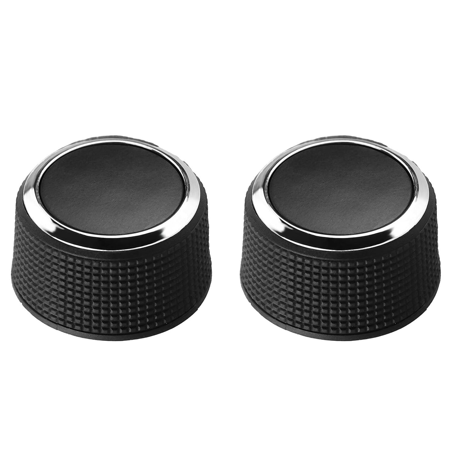2 Sets of Rear Audio Volume Control Knob Compatible with 2007-2013 Buick Enclave Cadillac Escalade Chevy Suburban GM Tahoe Traverse Silverado Sierra