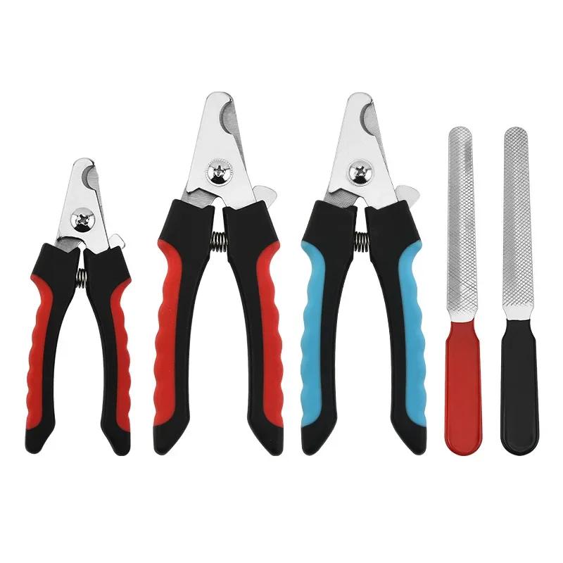 Pet Cat Dog Professional Nail Clipper Cutter with Sickle Stainless Steel Grooming Scissors Clippers for Pet Claws Dog Supplies