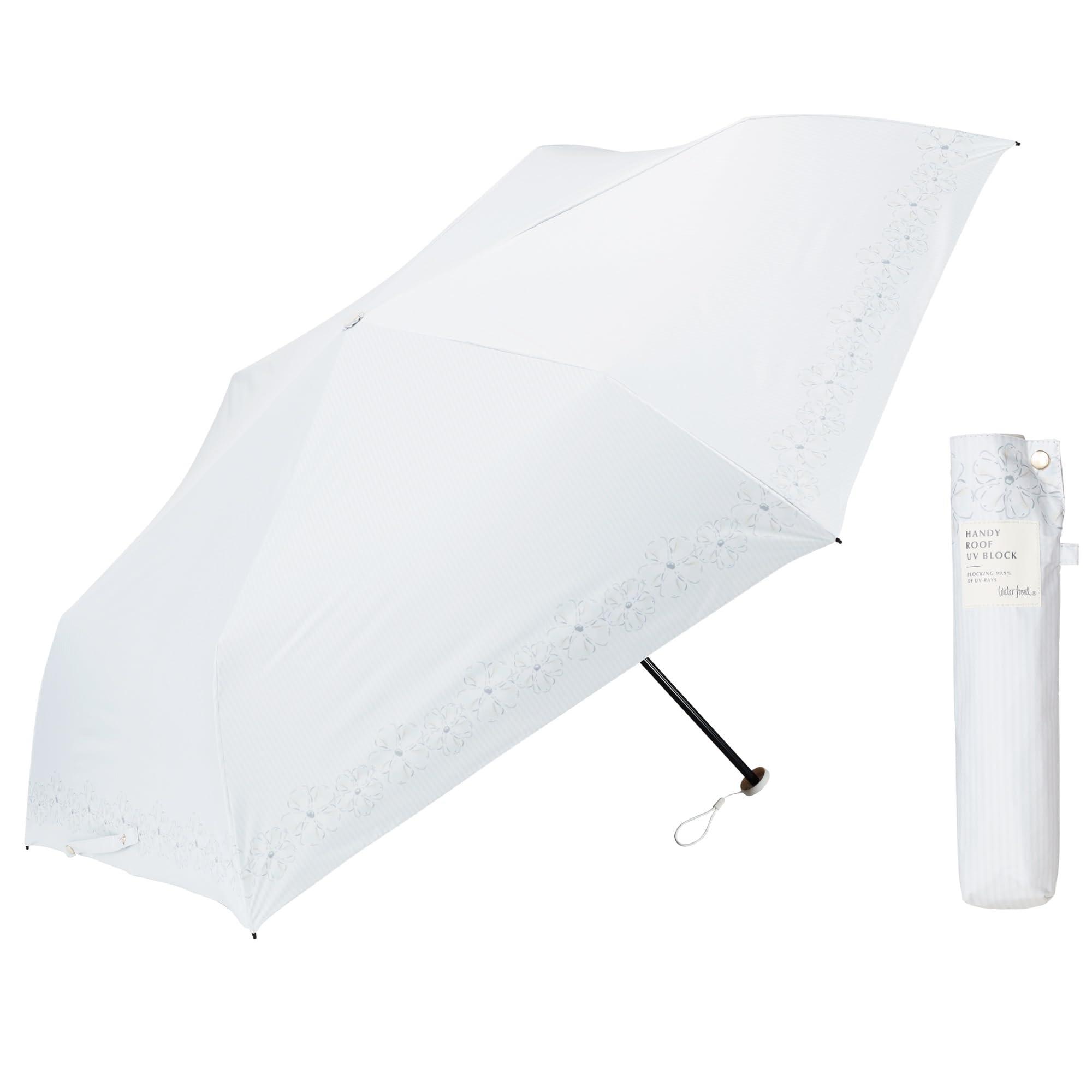 

Складной зонт от солнца и дождя Waterfront, Легкий, Крыша Umbulatio, Блок УФ-лучей, Водоотталкивающий класс, УФ-свет, Тепловой зонт, Зонт, Зонт, Corolla, Серый, 60см, 190г,