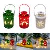Christmas Tabletop Lanterns Vintage Outdoor Candle Decor with LED Lights Perfect Addition To Your Holiday Decor