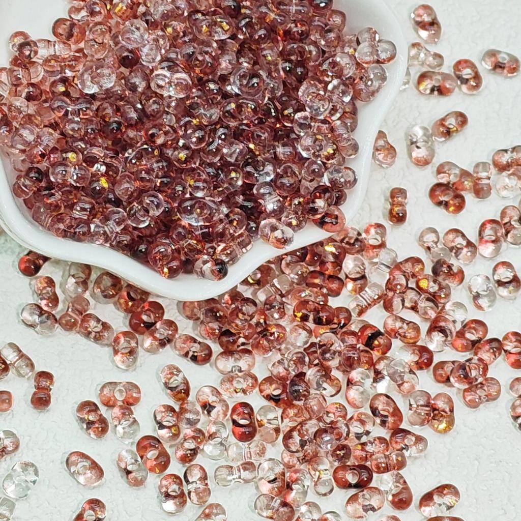 3x6mm Peanut Glass Rice Beads for DIY Jewelry Making: Loose Beads for Bracelets and Necklaces.