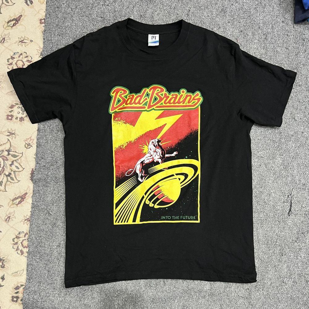 Bad Brains Into The Future Band Black Short Sleeve Unisex Tshirt S-5XL Unisex T-Shirt XL