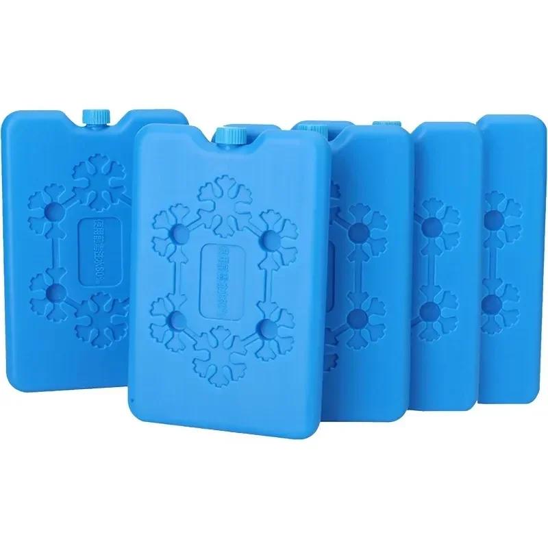 5pcs Ice Pack Bag Portable Water Injection Box Reusable Ice Pack for Lunch Boxes Slim & Long-Lasting for Fishing Camping Picnics