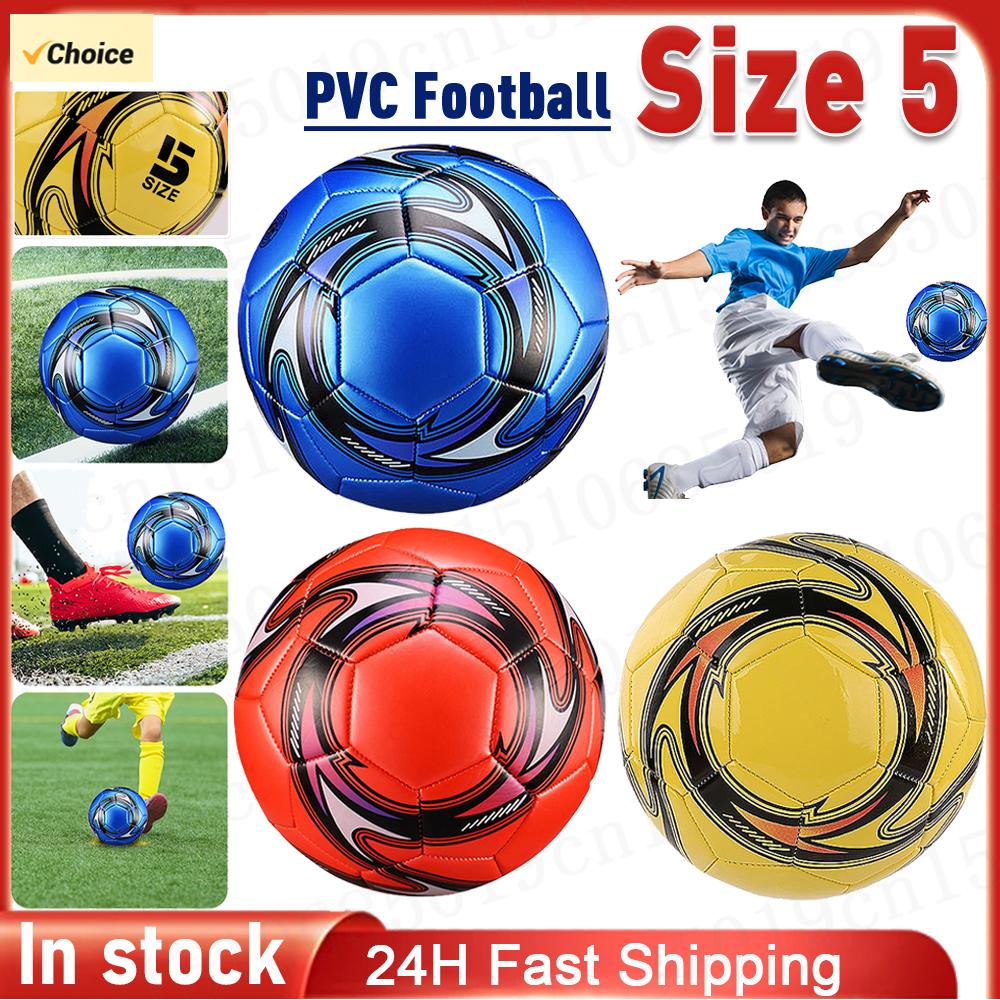 Size 5 Machine Stitched Football Soccer Match Training Football PVC Outside Sport Football for Sports Match Game