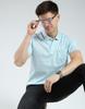 Luxuria Men's Striped Collar Neck T-Shirt