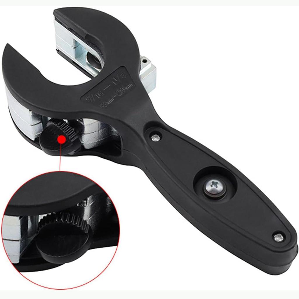Ratcheting Tubing Cutter 1/4" To 7/8", 2 in 1 Close Quarters Tube Compact Cutter, Ratcheting PVC Cutter, Copper Pipe Cutter Set, Ratchet Tube Pipe
