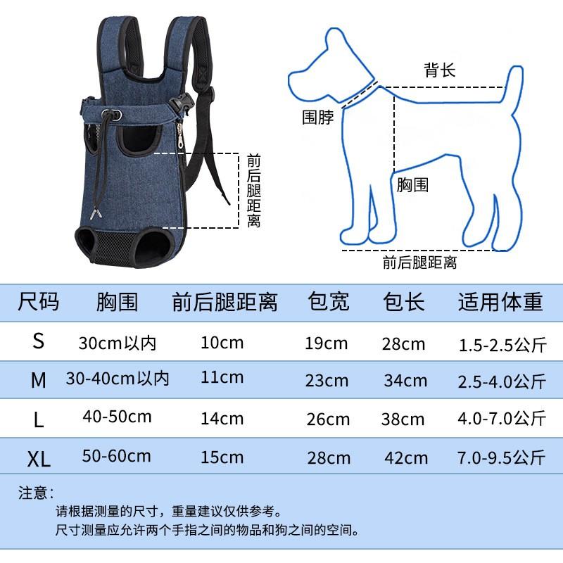 Pet Front Carrier Backpack Cats Dogs Oxford Fabric Adjustable Shoulder Straps Large Capacity Comfortable Travel Bag
