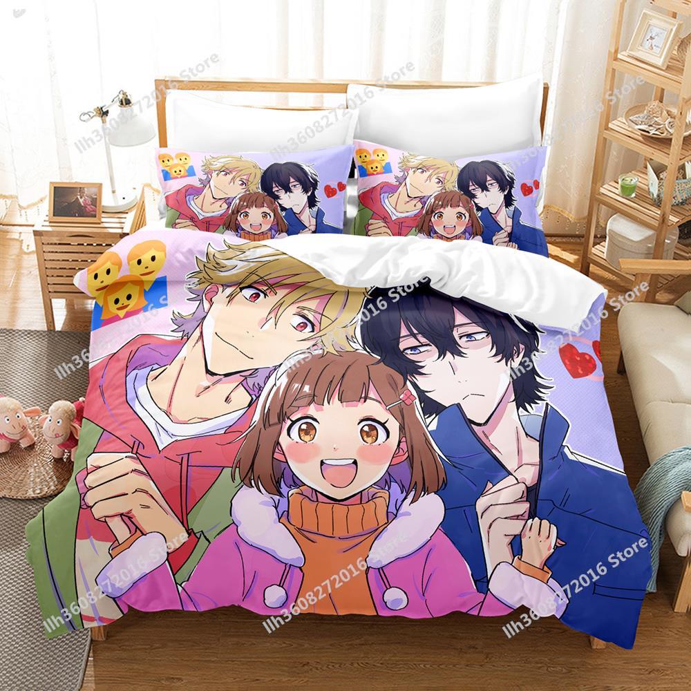 Anime Buddy Daddies Bedding Collection Single Twin Full Queen King Size Bed Collection Teenager Bedroom Linen Set 3D Print Anime Bed Sheet Set