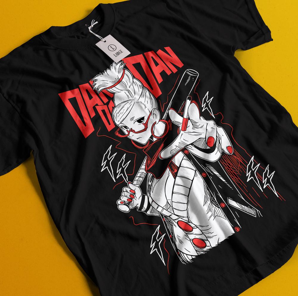 

Футболка Dan Da Dan Футболка Окарун Футболка Момо Аясэ Футболка Кен Футболка Турбо Джин Айра Сэйко 4XL