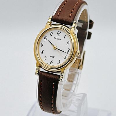 Used Excellent Condition [Working/Battery/Strap Replaced] SEIKO Spirit Ladies Watch