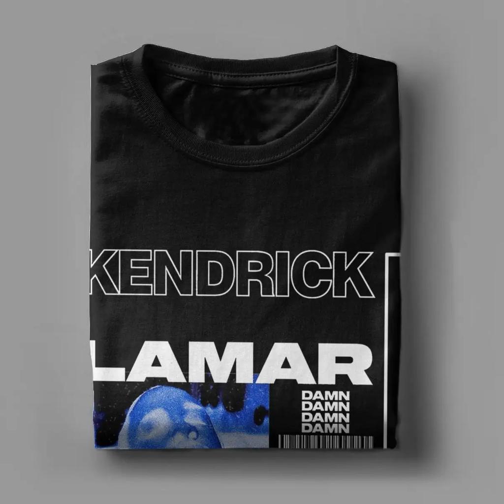 Novelty Kendrick Lamar T-Shirts Men Round Collar 100% Cotton T Shirts Short Sleeve Tee Shirt Gift Idea Clothing