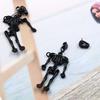 2022 Trendy Earrings European and American Fashion for Creative Punk Retro Skull Robot Earrings Halloween Jewelry Gifts