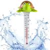 Schwimmender Poolthermometer, Großes Display mit Schnur Leicht Abzulesen, Bruchfest, für Außen- & Innenpools, Whirlpools