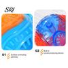 Puppy Teething Toy Dog Food Leakage Chew Ball Bite Resistant Pet Treat Dispensing Squeaky Interactive Boredom Enrichment Safe