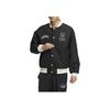 Adidas Originals Trefoil Sports Lifestyle Series Brand Logo Stand Collar Weave Baseball Jacket Men Jacket Black HY7223