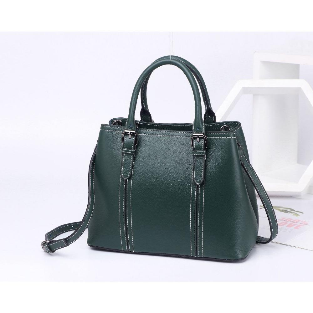 Cowhide Women's Bags, Handbags, One-shoulder Crossbody Women's Large Handbags, Large-capacity Multi-functional Commuter Shopping Bags