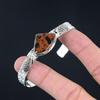 925 Sterling Silber Mahagoni Obsidian Edelstein Hochzeits Geburtstags Armreif Armband