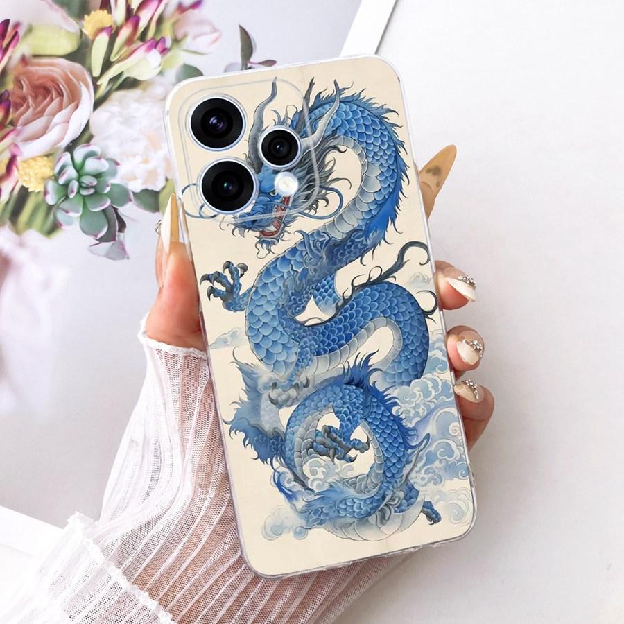 Case For OPPO Reno15 15F Protective Case For OPPO Reno15 F CPH2801 Reno 15  5G Capa Flower Soft Silicon TPU Phone Cover