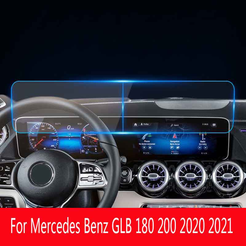 

For Mercedes Benz GLB 180 200 Car GPS Navigation LCD Screen Tempered Glass Protective Film Auto Interior