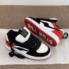 North Wind, Black and Red Classic Low-top Sports and Leisure Shoes, Men's and Women's Versatile Trend Board Shoes 2 New Summer Models