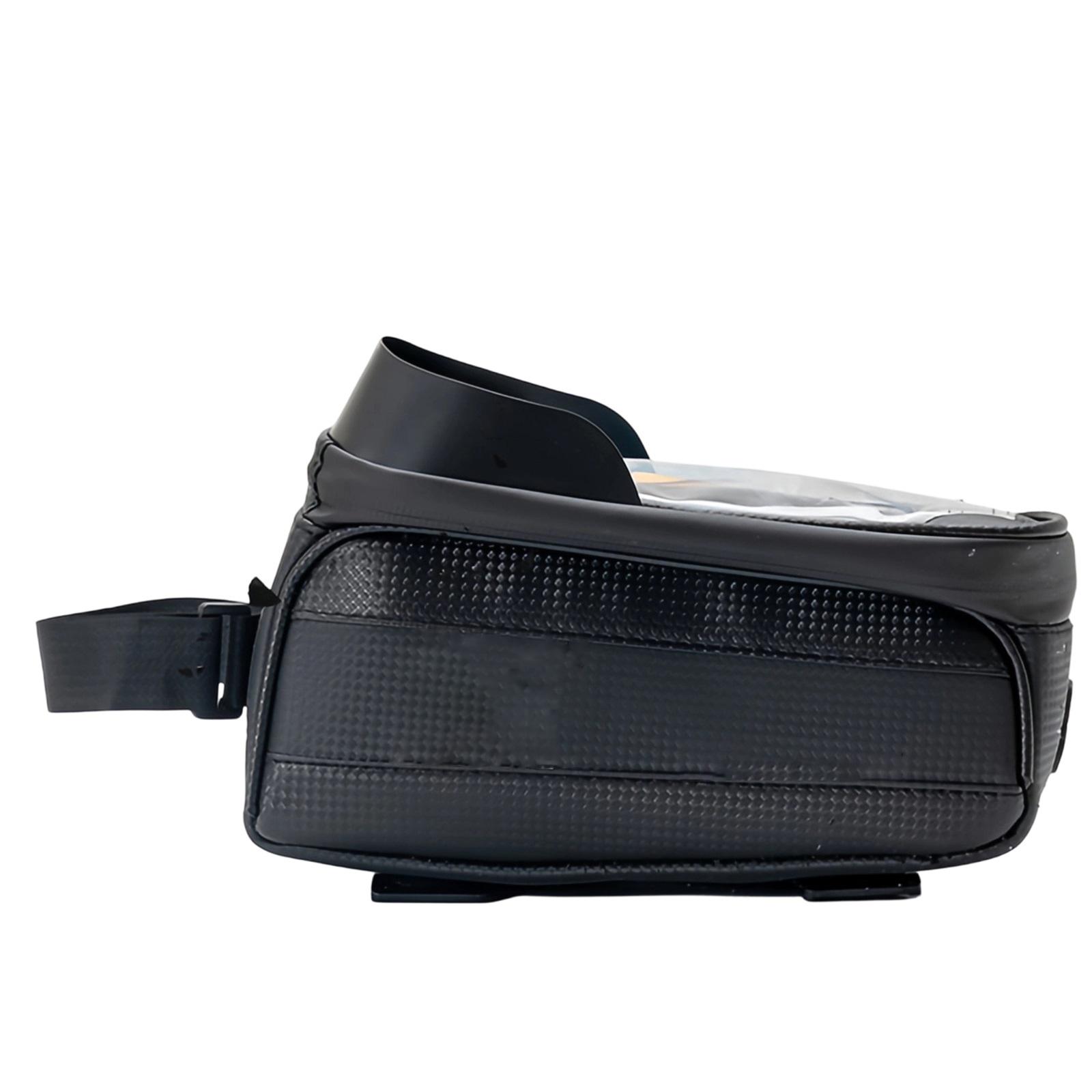

Bike Frame Bag Top Tube Phone Bag Cycling Accessories Pouch 0.3mm Transparent Screen Film for Travel Riding One Size