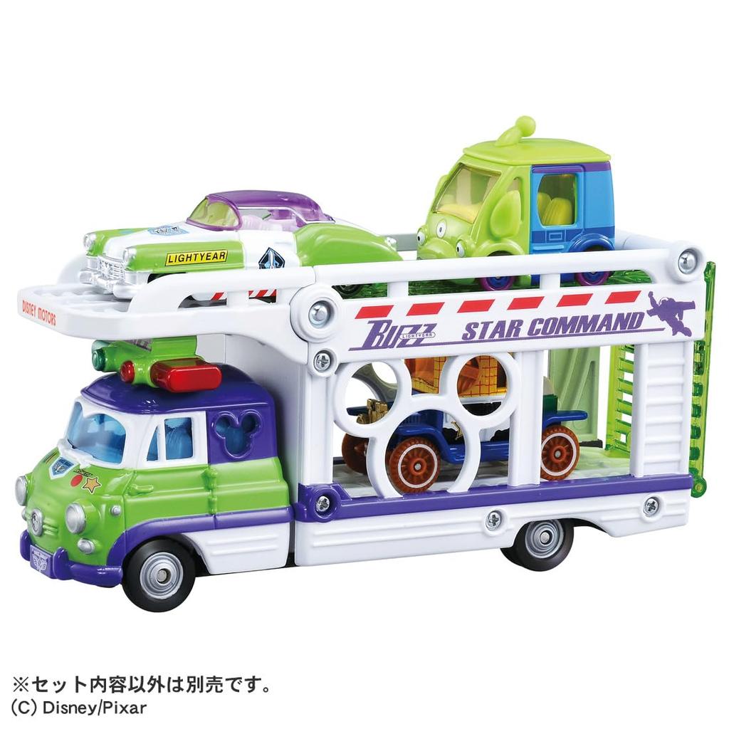 Takara Tomy Tomica Dream Tomica Disney Motors Pals Transporter Toy Story 5 Buzz Lightyear Miniature Car Toy 3 and (Ages up)