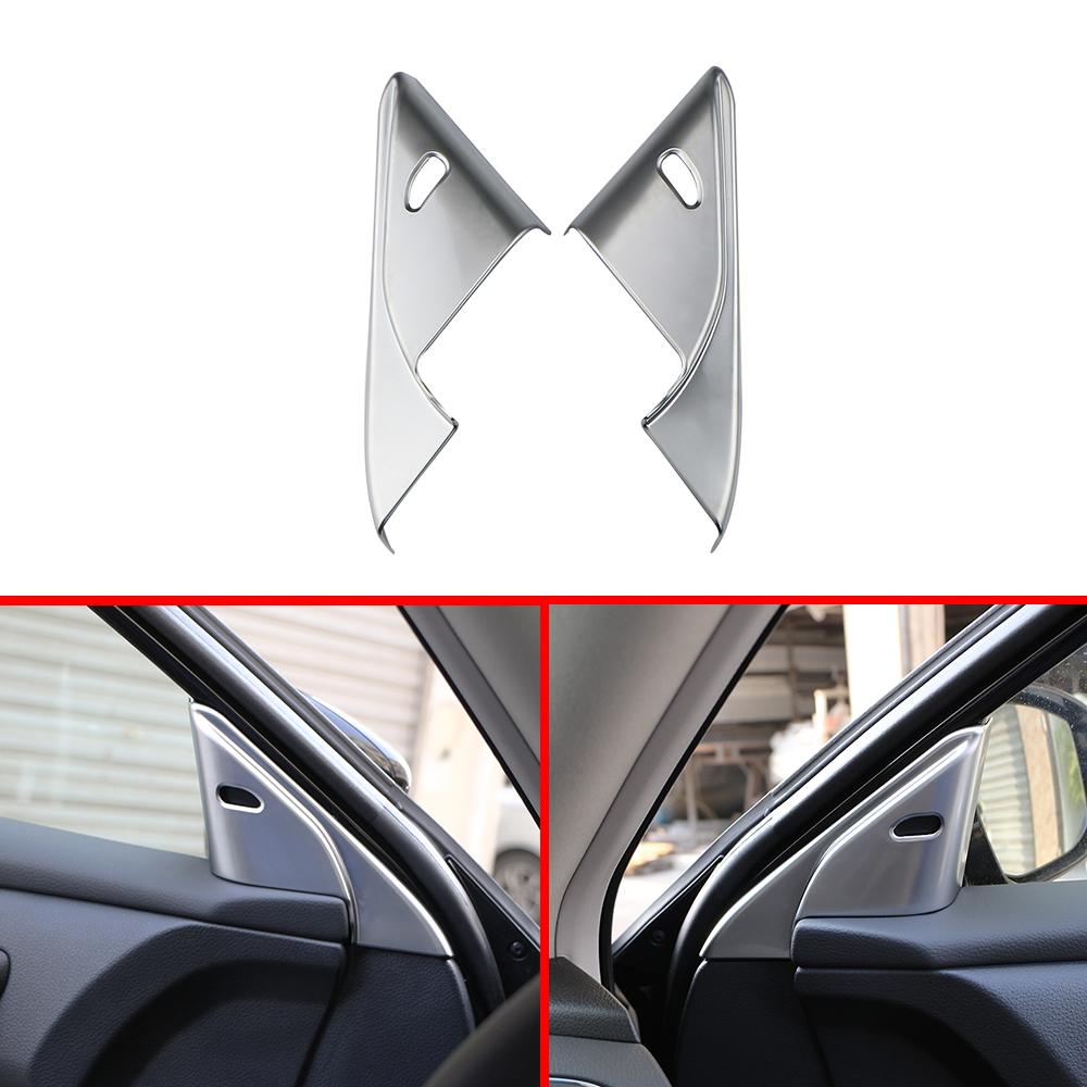 ABS Interior Window A Pillar Cover Sticker for Nissan Altima Teana 2016 2017 2018 Post Speaker Inner Triangle Mount Decoration