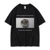 Funny Sad Hamster Im Just Little Girl Crew Neck T Shirt Casual Daily Short Sleeve Graphic Top For Unisex Unisex