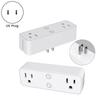 2025+ Smart Plug 10A, WiFi Outlet Extender Dual Socket Plugs Works with for , Home Assistant,No Hub Required US Plug
