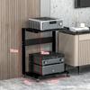 Supporto Moderno Amplificatore Multi-Livello Rack Attrezzatura Audio Mobile Supporto Sistema Audio Speaker Organizer Salvaspazio