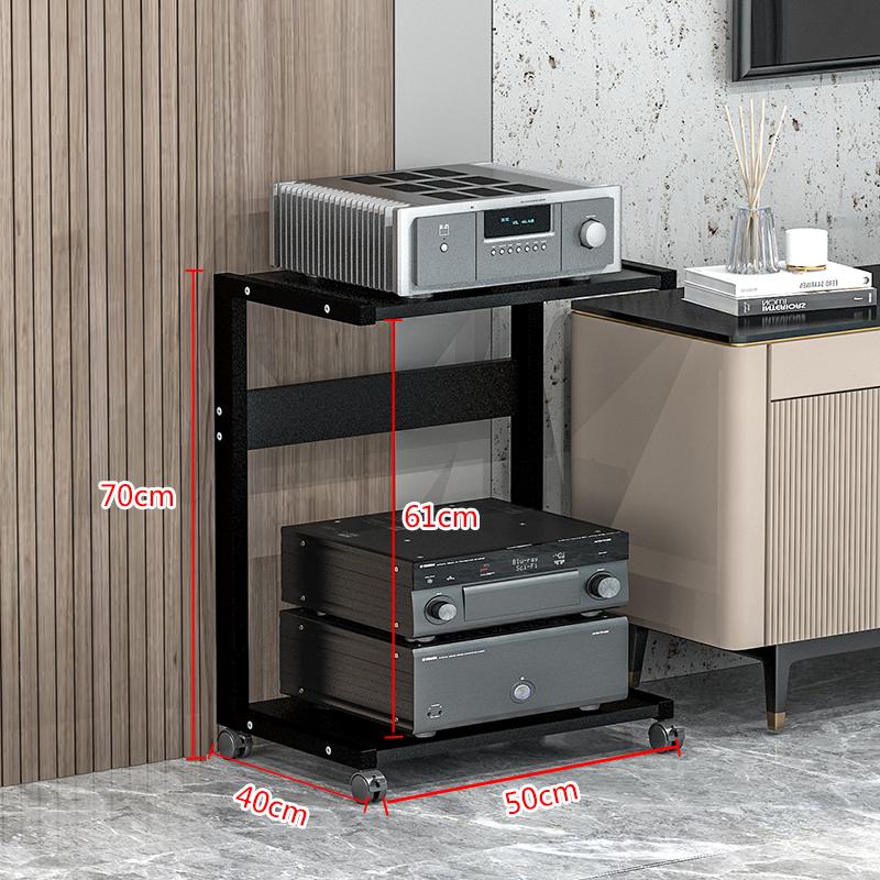 Supporto Moderno Amplificatore Multi-Livello Rack Attrezzatura Audio Mobile Supporto Sistema Audio Speaker Organizer Salvaspazio