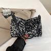 Women S Fashion Sequined Korean Style Small Square Crossbody Shoulder Bag