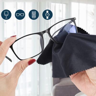 6pcs Glasses Lens Clothes Computer Mobile Phone Screen Cleaning Microfiber Cloth Wipe Eyeglasses Cleaner Eyewear Accessories