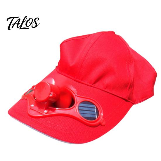 Women's Men's Summer Fishing Cap Solar Power Cool Fan Beach Boater Hat Gift