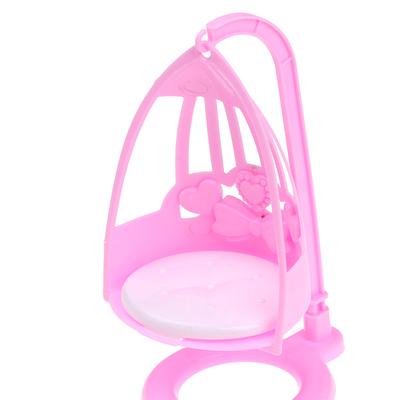 Dollhouse Swing Chair For Girl Doll Miniature Furniture Toys Doll House Decor
