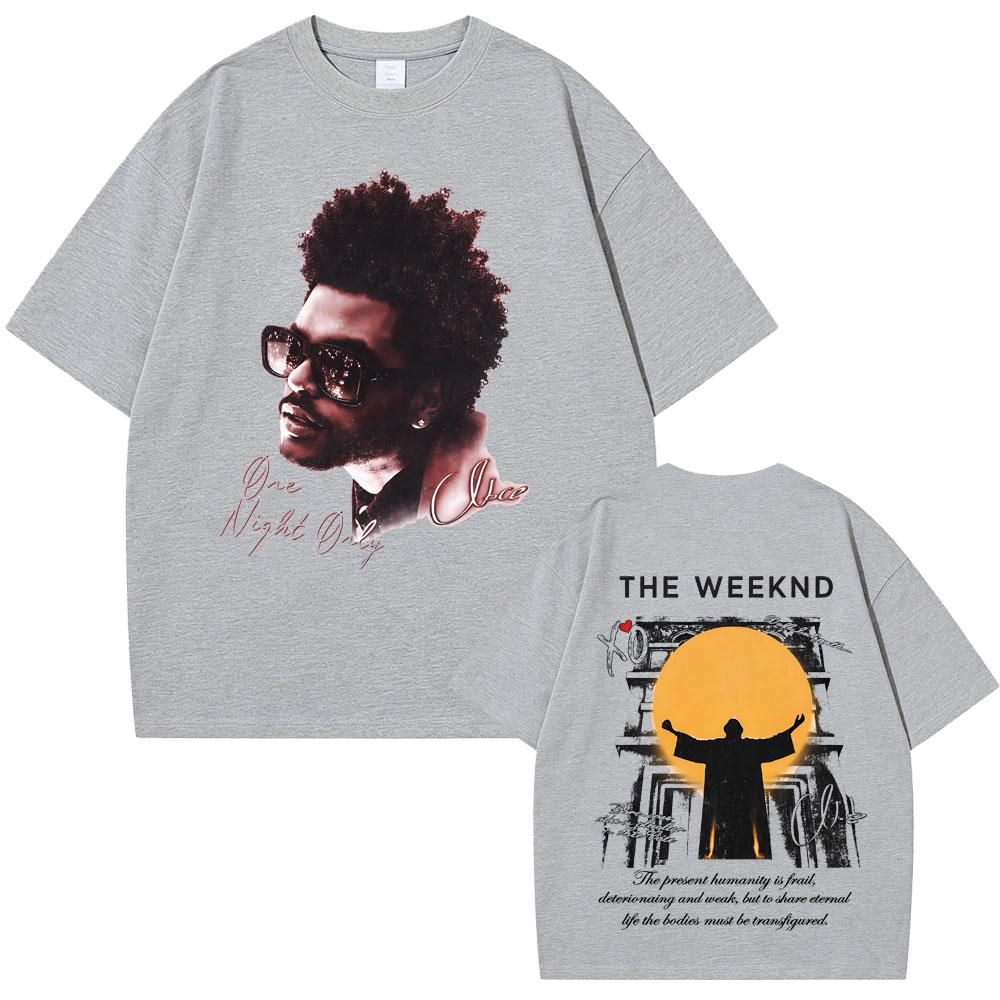 Rapper The Weeknd XO Tour 2026 T Shirt Unisex Women Hip Hop Fashion Pop Music Short Sleeve Tshirt Unisexs Casual Vintage Streetwear
