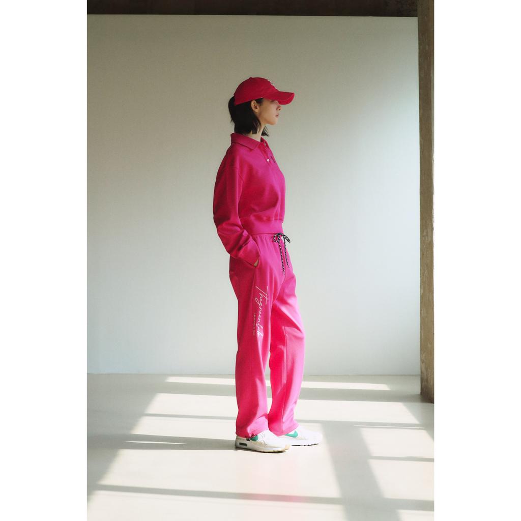 THE GREEN LAB Oversized String Jogger Pants [Pink]