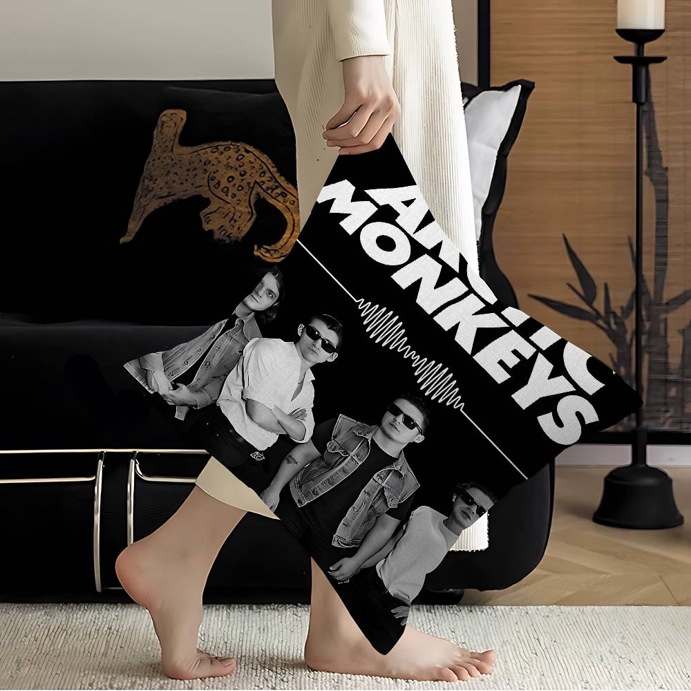 A-Arctic M-Monkeys Rock Band Cushion Cover Car Throw Pillow Case For Sofa Car Christmas Gift 40X40Cm 45X45Cm
