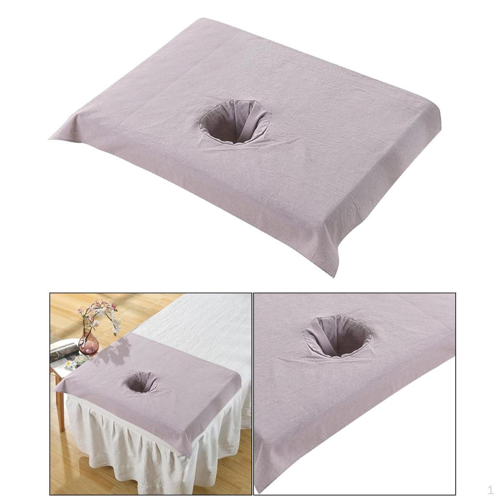 Half Table Cover Beauty Salon Hole Towel