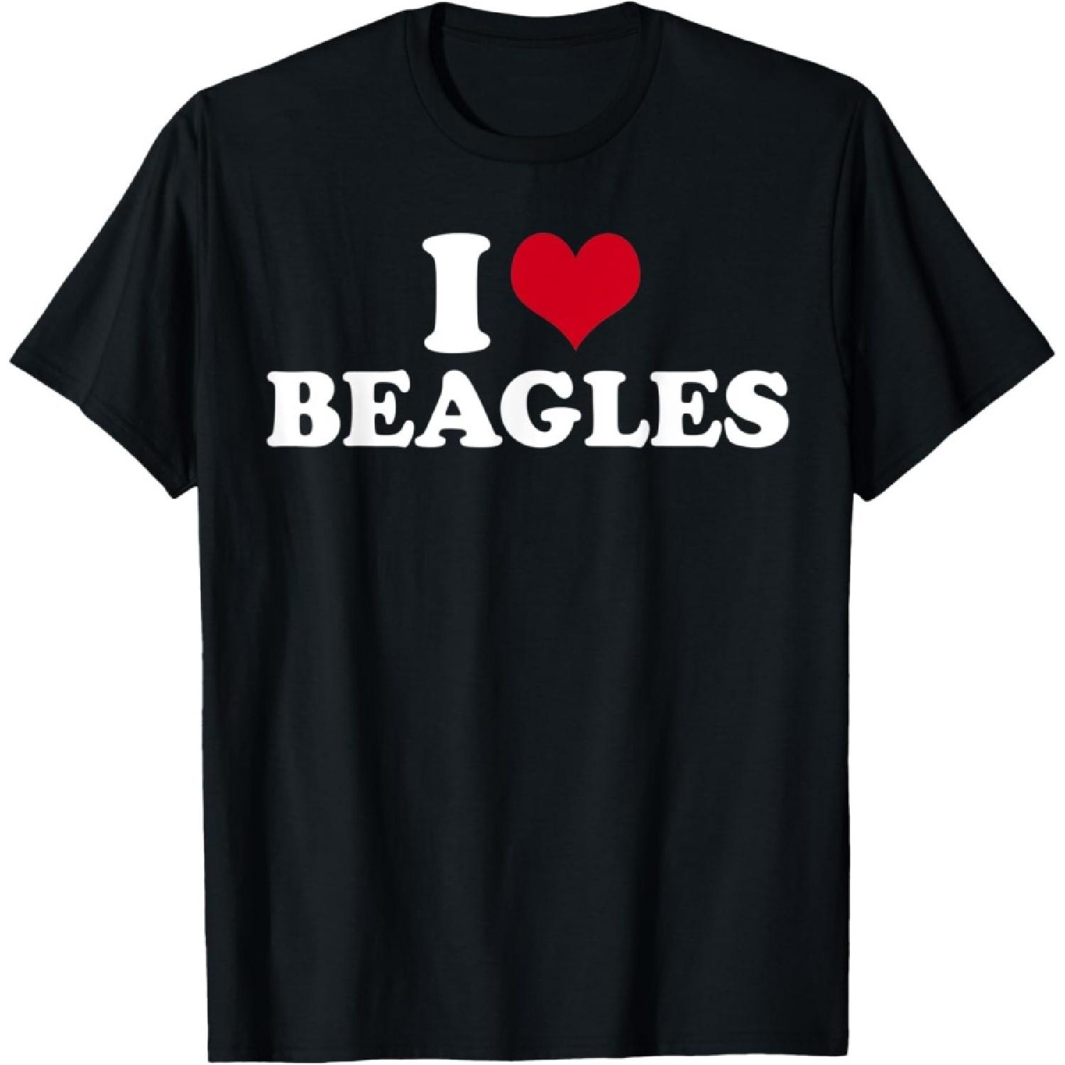 I Love Beagles T-Shirt(1) XXXXXL чёрный