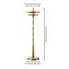 14 Hook Brush Rack Detachable Rotating Holder Degree Rotation Desk Accessory for Study, Art