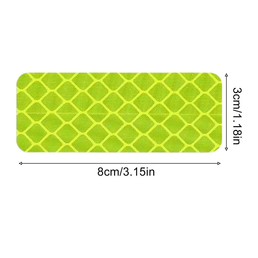 Bicycle Reflective Seal, Waterproof Scratch Resistant Decal - Safety Night Visibility Adhesive Sticker for