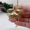 Hardware Crab Design Drawer Handles Luxury Closet Door Knobs Vintage Brass Cabinet Pulls  Window