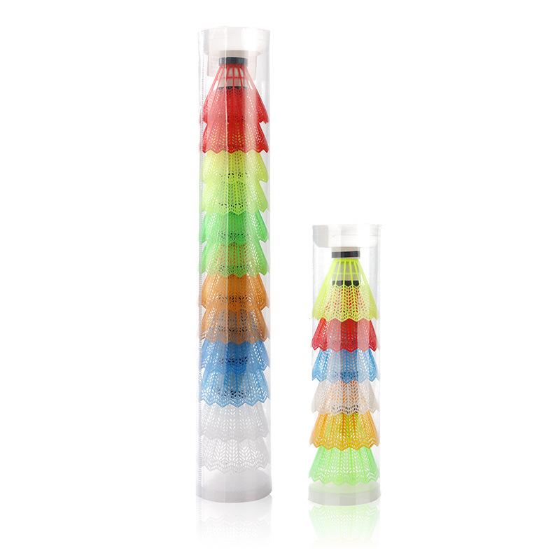 6/12Pcs Colorful Badminton Balls Shuttlecocks Multi-colored Badminton Foam Balls Leisure Sport Games Outdoor Sport