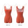 One-piece Swimsuit Women's Boxer Sports Conservative Student Swimming Pool Hot Racing Large Size Suit
