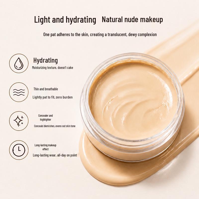 Air Cushion BB Cream: Long-Lasting, Flawless Coverage, Pore-Concealing, Non-Caking Two-in-One Foundation