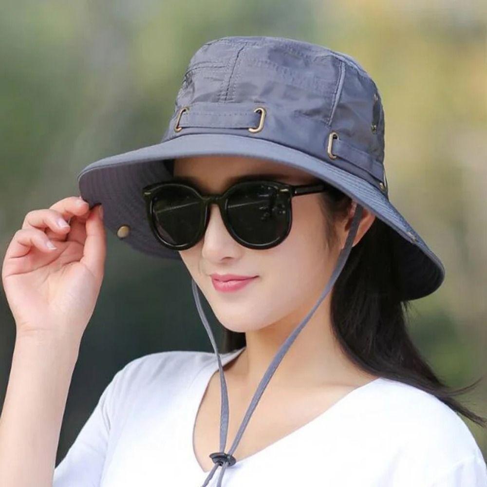 UV Protection Large Brim Fisherman Hat Wide Brim Summer Panama Hat Fishing Hat Spring