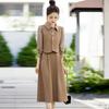Design Dress Women's Spring New Three-piece Long-sleeved Skirt Slim Temperament Shirt Skirt Tide